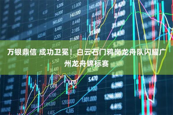 万银鼎信 成功卫冕！白云石门鸦岗龙舟队闪耀广州龙舟锦标赛
