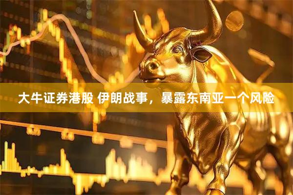 大牛证券港股 伊朗战事，暴露东南亚一个风险